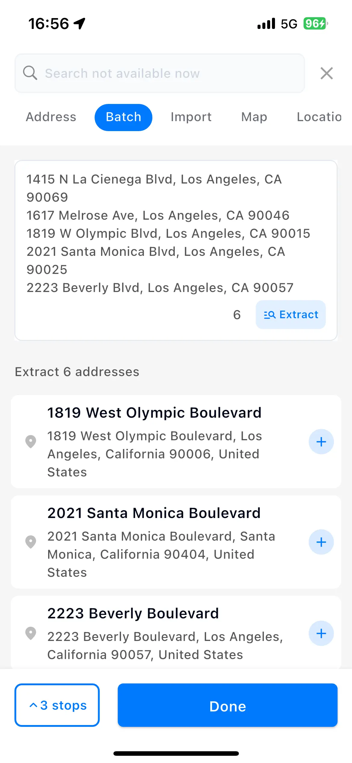Batch Address Parsing