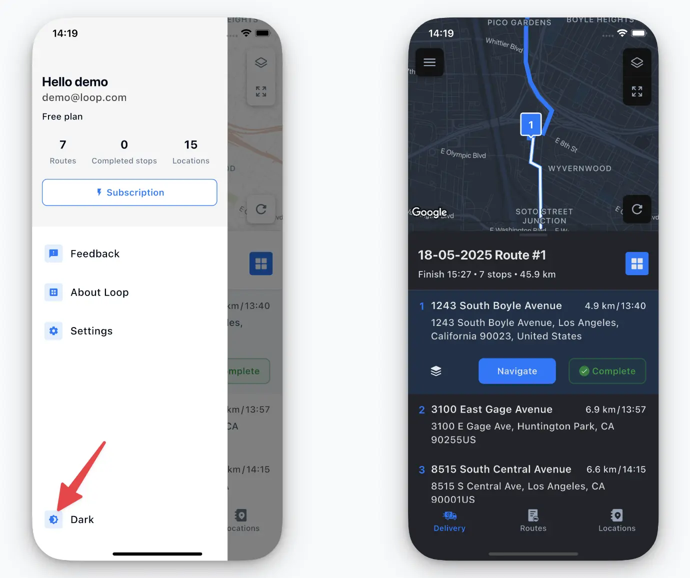 Dark Mode Preview