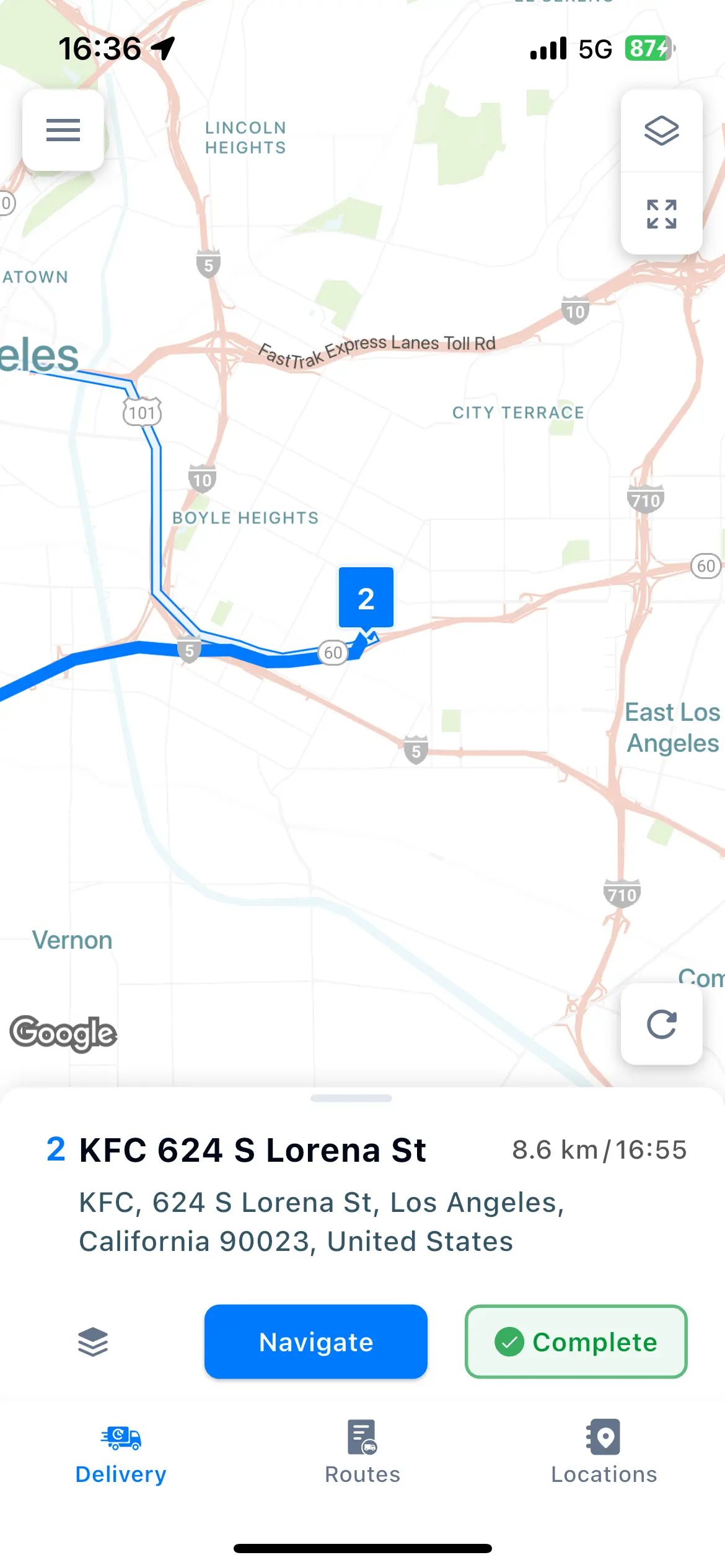 Immersive Delivery Mode
